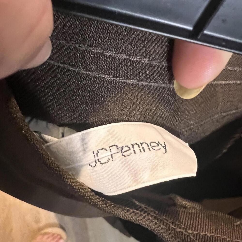 JCPenney Women's Brown Dress Pants